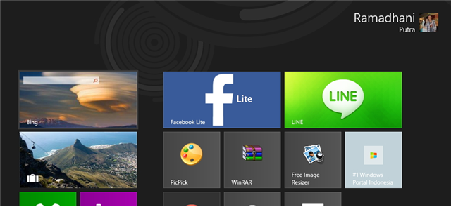 Cara Pin Halaman Website di Start Screen Windows 8