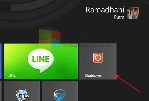 Cara Cepat Membuat Shortcut Shutdown di Windows 8