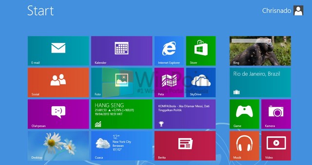 Cara Install 
Windows 8