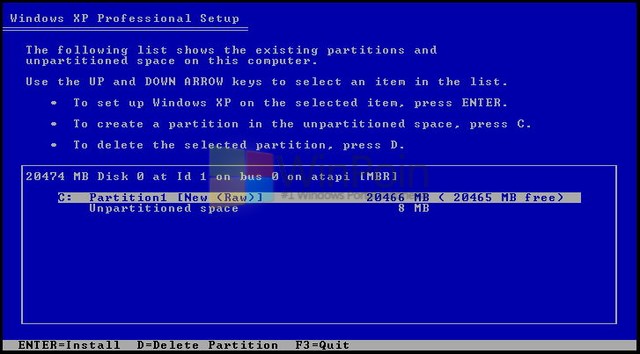 Cara Install Windows XP Dengan Mudah