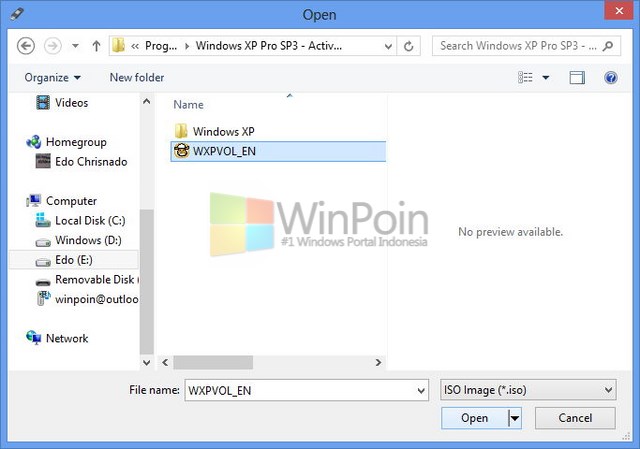 Cara Install Windows XP dengan Flashdisk