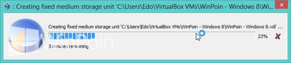 Cara Instal Windows 8 di VirtualBox Bersama Gambar