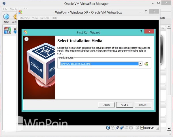 Cara Instal Windows XP di VirtualBox Beserta Gambar