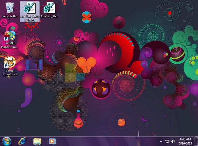 Cara Mengubah Tampilan Icon atau Thumbnail Saat ALT+TAB di Windows 7