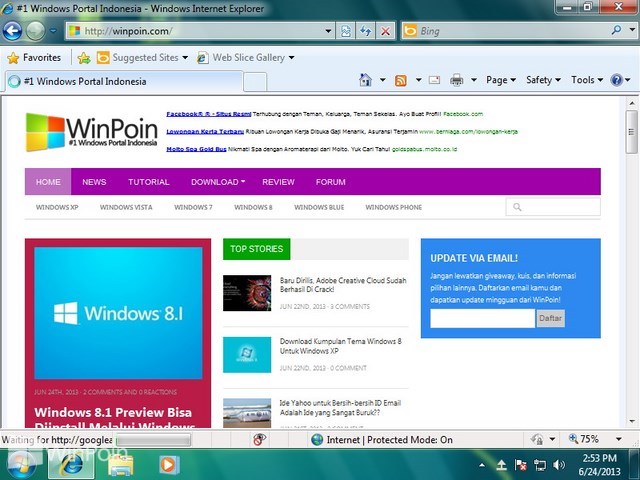 Cara Ganti DNS Windows 7 Dengan Google DNS atau OpenDNS