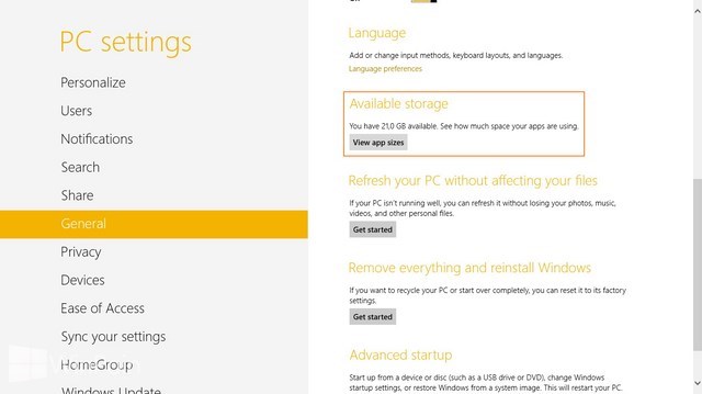 Cara Melihat Besar Ukuran FIle Aplikasi Modern yang Kamu Install di Windows 8