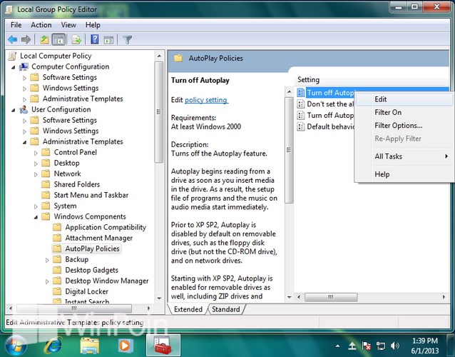 Cara Mematikan atau Mengaktifkan AutoPlay di Windows 7