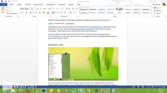 Cara Copy Halaman Web ke Microsoft Word tanpa Masalah