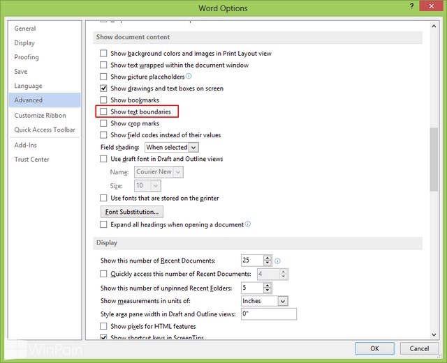 Cara Mengatasi Masalah Text Boundaries yang Lebay di Word 2013