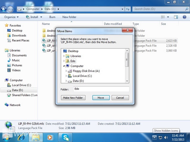 Cara Menambahkan Copy atau Move To Folder di Klik Kanan Windows