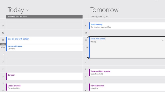Inilah Aplikasi Mail, Calendar, dan People di Windows 8.1