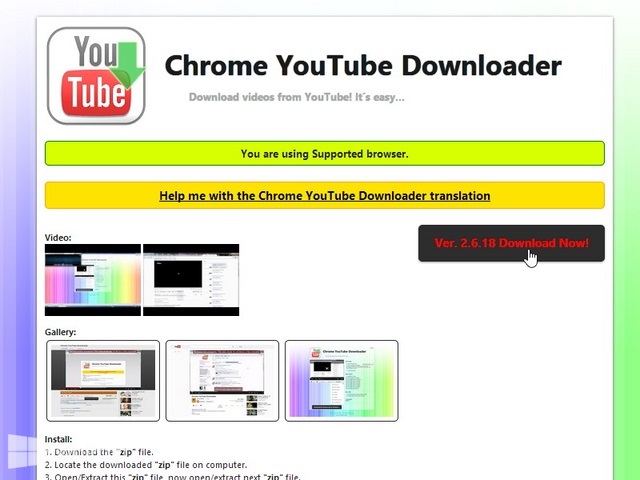 Download Video From Youtube Using Chrome