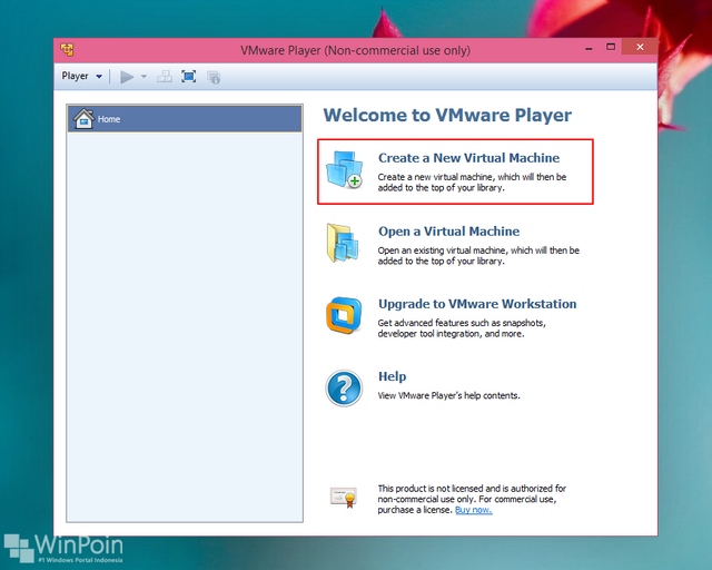 Cara Install Windows 10 Preview di VMware (Virtual Machine)