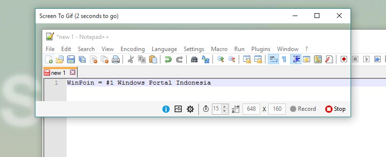 Cara Merekam Layar Monitor (Screencast) dan Menyimpannya Sebagai Animasi GIF