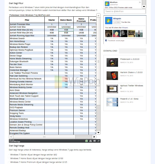 Cara Embed Dokumen Microsoft Office di Website/Blog