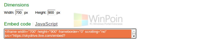 Cara Embed Dokumen Microsoft Office di Website/Blog