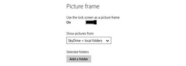 Lock Screen Windows Blue Menambahkan Mode Picture Frame