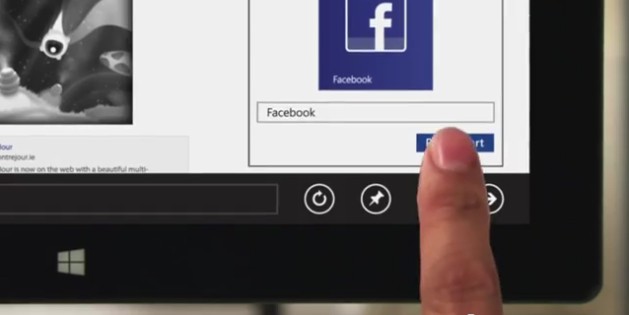 Iklan Microsoft Menyertakan Facebook Pinning di Start Screen