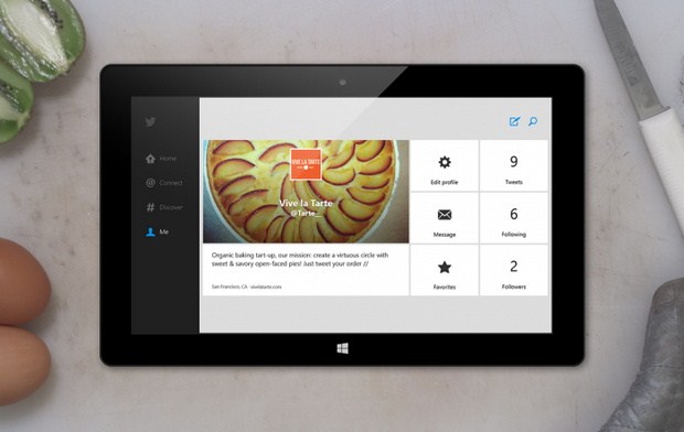 Aplikasi Twitter Windows 8