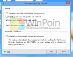 Windows Update Notifier v1.2.2 | WinPoin