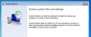 Apa itu System Restore?