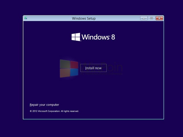 Cara Install Windows 8