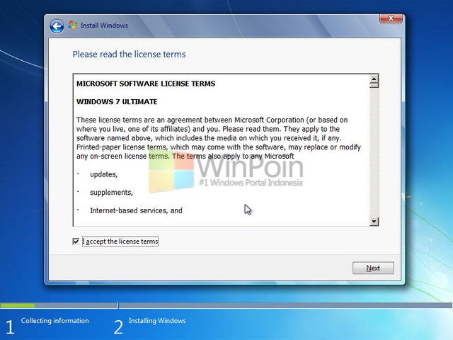 Cara Install Windows 7