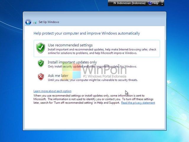 Cara Install Windows 7