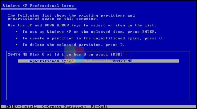 Cara instal ulang windows xp sp3