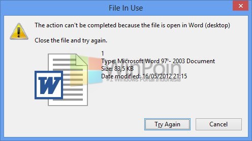 Kenapa File atau Folder yang Terbuka di Windows Tidak Bisa Dimanipulasi?