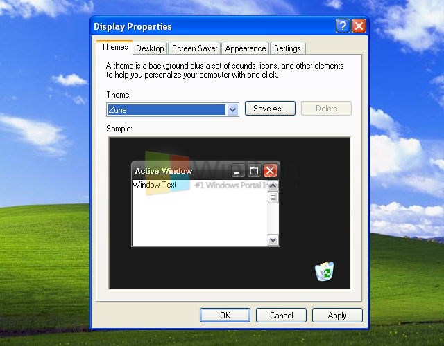 Tutorial Lengkap Cara Mengganti Theme Windows XP