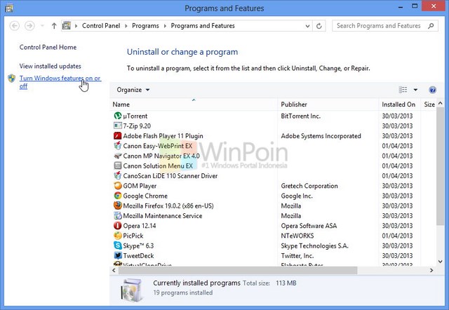 Cara Menginstall atau Mengaktifkan Hyper-V di Windows 8