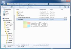 Cara Rebuild Icon Cache Yang Hilang Di Windows 7 dan Windows 8