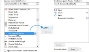 Cara Menambahkan Lokasi Dokumen Pada Toolbar Di Office Word 2013