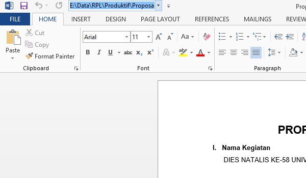 Cara Menambahkan Lokasi Dokumen Pada Toolbar Di Office Word 2013