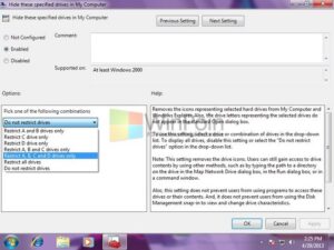 Cara Menyembunyikan System Reserved Partisi di Windows 7
