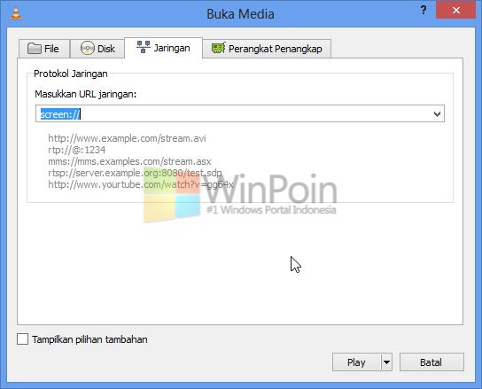 Cara Streaming Desktop Lewat VLC