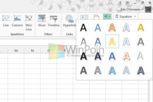 Cara Memberi Watermark Pada Excel 2013