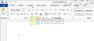 Cara Memberi Watermark Sebuah Dokumen Pada Word 2013