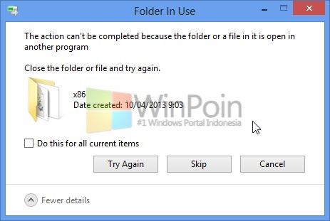 Cara Menghapus, Memindah atau Mengubah Nama File yang Terkunci di Windows