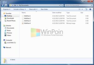 Cara Menyembunyikan File atau Folder di Windows 7