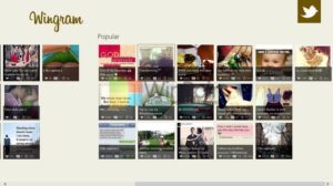 Aplikasi WinGram untuk Windows 8