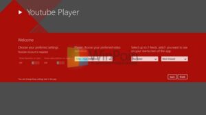 Aplikasi Youtube Player Windows 8
