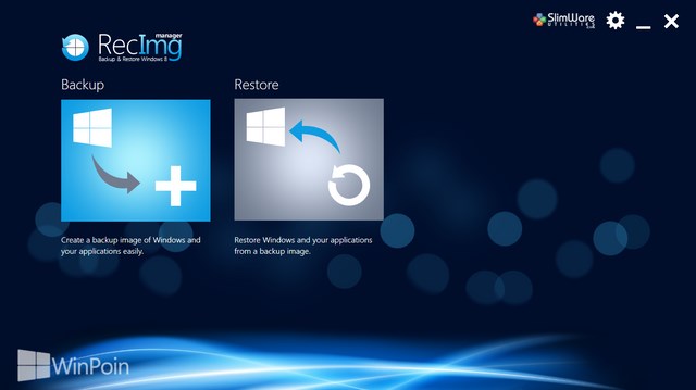 Cara Backup Windows 8 + Modern Apps + Software yang Terinstall dengan RecImg