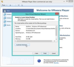 Cara Instal Windows XP di VMware Player
