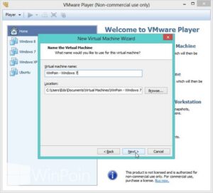 Cara Install Windows 7 di VMware Player