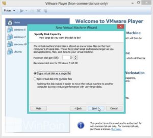 Cara Install Windows 7 di VMware Player