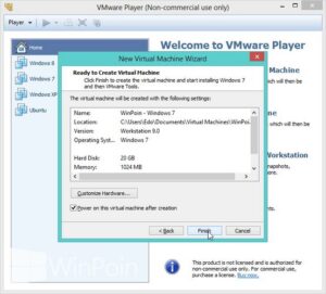 Cara Install Windows 7 di VMware Player