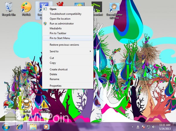 Cara Melakukan Pin File, Folder, Software atau Drive di Windows 7