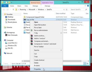 Cara Menambahkan Fungsi Copy Dari Setiap Isi File Teks Dari Menu Send To